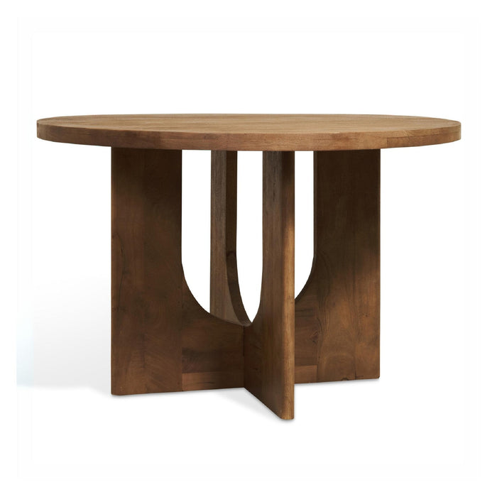 Nest of Nora Ronde eettafel Jona - mangohout Ø150 cm - Bruin