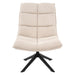 Nest of Nora Draaifauteuil Liv - Comfortabele loungestoel - Beige linnen