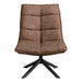 Nest of Nora Draaifauteuil Liv - Comfortabele loungestoel - Taupe microleder