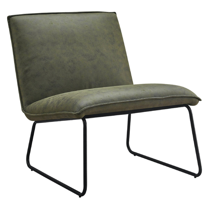Nest of Nora Fauteuil Lokan - Relaxstoel - Groen microleder