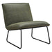 Nest of Nora Fauteuil Lokan - Relaxstoel - Groen microleder