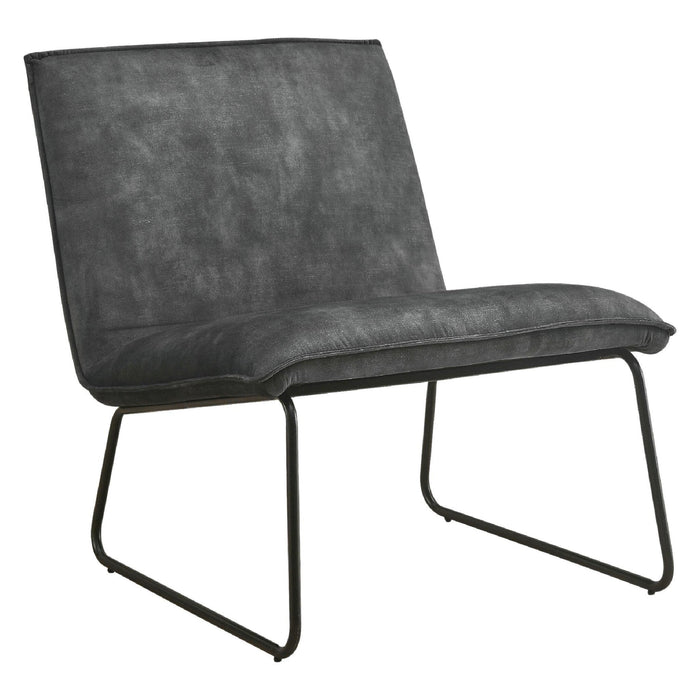 Nest of Nora Fauteuil Lokan - Relaxstoel - Antraciet velvet