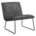 Nest of Nora Fauteuil Lokan - Relaxstoel - Antraciet velvet