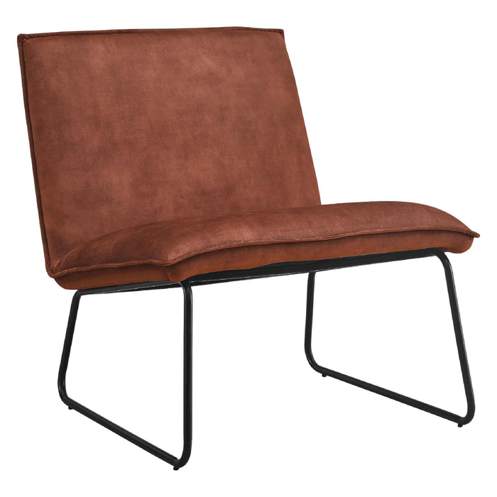 Nest of Nora Fauteuil Lokan - Relaxstoel - Roest velvet