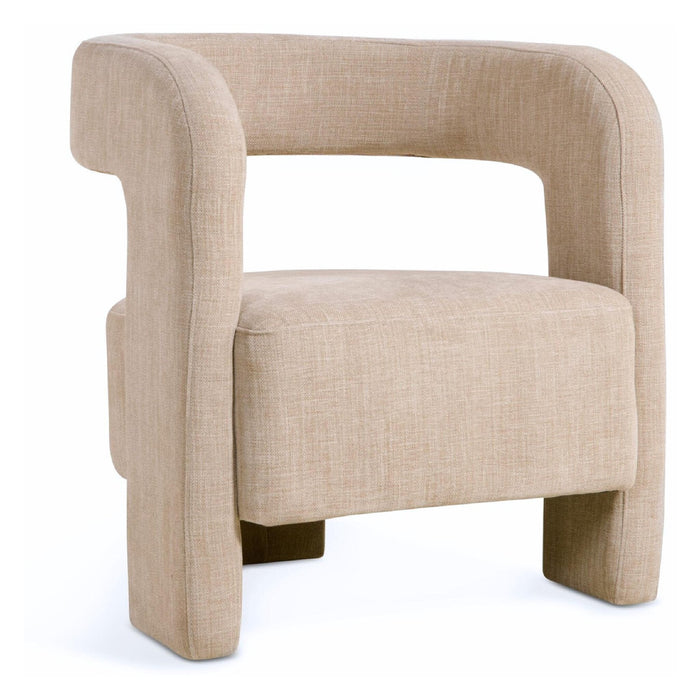 Nest of Nora Design fauteuil Noor - Retro design loungestoel - Beige