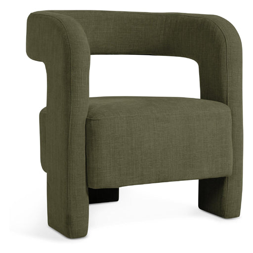 Nest of Nora Design fauteuil Noor - Retro design loungestoel - Groen