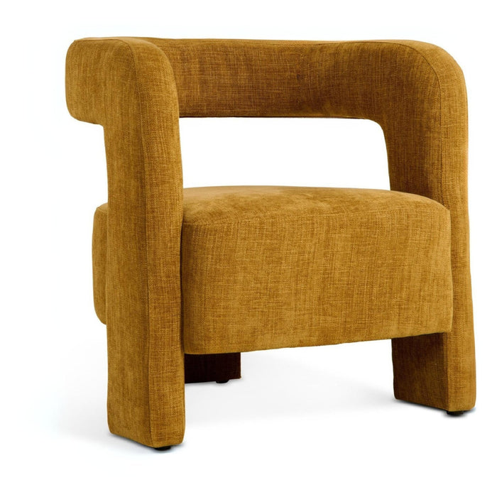 Nest of Nora Design fauteuil Noor - Retro design loungestoel - Geel