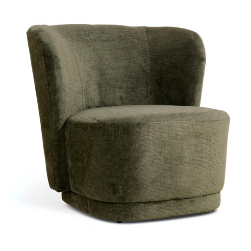 Nest of Nora Retro design fauteuil Kjell - stof - Vintage groen