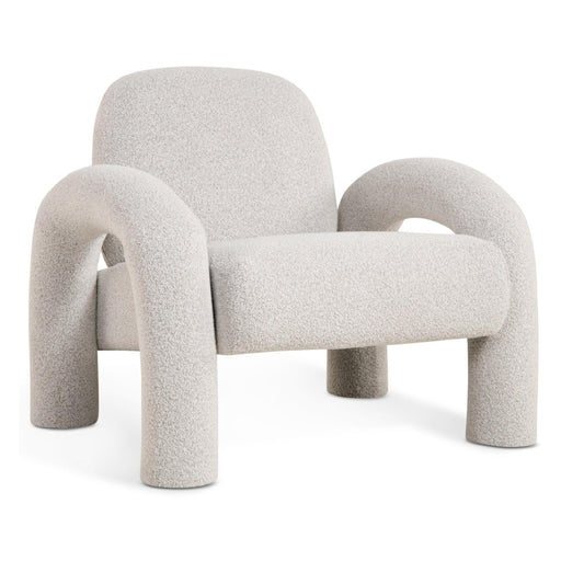 Nest of Nora Fauteuil bouclé loungestoel - Naturel