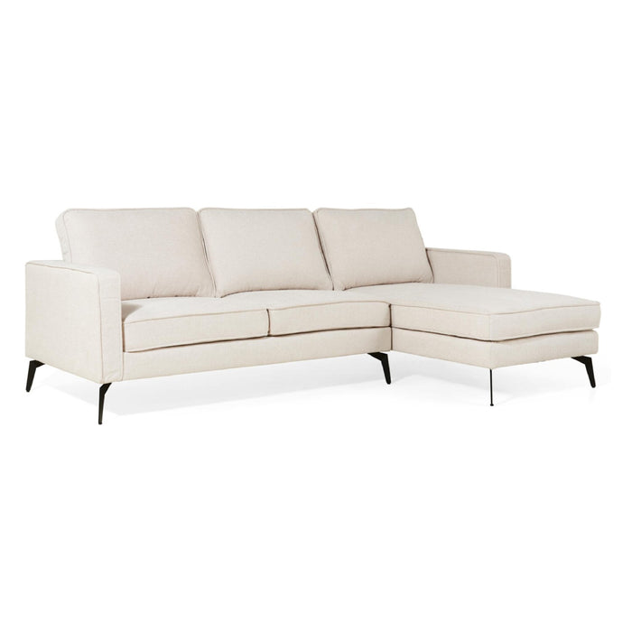 Nest of Nora Hoekbank Lenne - linnen L vorm 4 zits - Beige