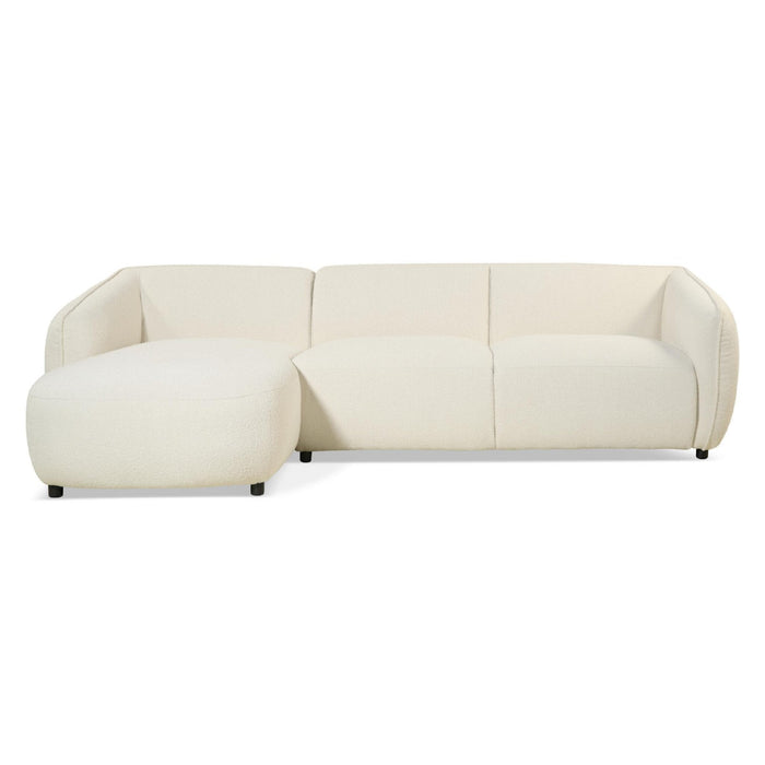 Nest of Nora Hoekbank Elna - bouclé links - Loungebank - Beige