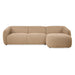 Nest of Nora Hoekbank met chaise longue rechts - Elna - Stoffen loungebank - Taupe
