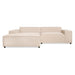 Nest of Nora Hoekbank Links Daris – Stof – Extra diepe zit – Beige