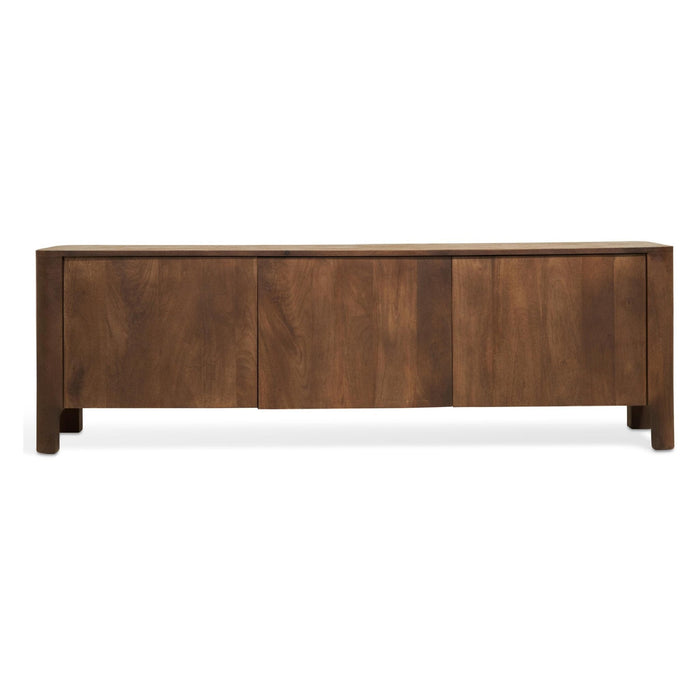 Nest of Nora TV meubel Jona - mangohout 175 cm met deuren - Bruin