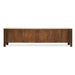 Nest of Nora TV meubel Jona - Mangohout met marmeren top - 210 cm - Met deuren - Bruin