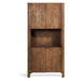 Nest of Nora Wandkast Jona - Mangohout 180x90x40 met 4 deuren en open vak - Bruin
