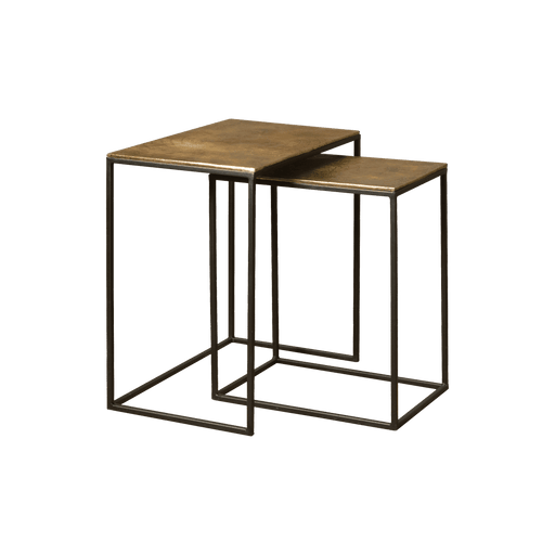RENEW Bijzettafel Jos Set van 2 stuks - Antique Brass