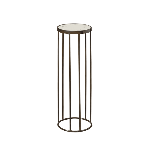 RENEW Zuil Irina Marmer, 74cm hoog - Wit - ThatLyfeStyle