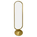 Richmond Spiegel Moya Op standaard, 170 x 40cm - Goud - Ovaal - Passpiegel