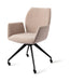 Jesper Home Draaibare Eetkamerstoel Misaki Glide Black - Sand Strand