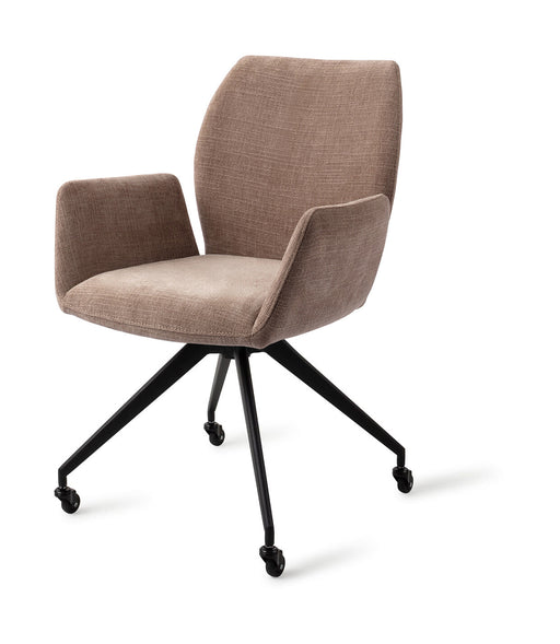 Jesper Home Eetkamerstoel Misaki Glide Black - Mocha