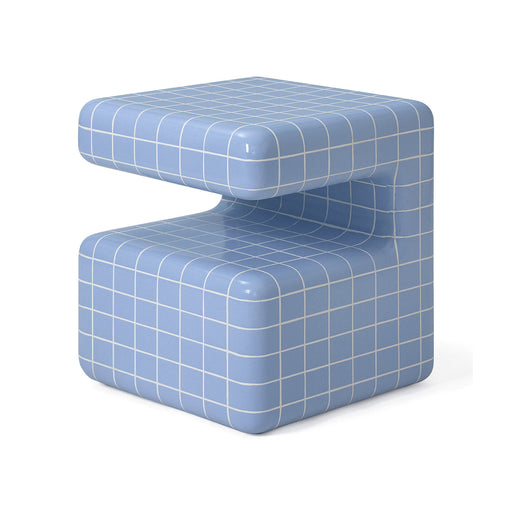Jesper Home Bijzettafel Takamu 45 x 45cm - Cashmere Grid - Vierkant - ThatLyfeStyle