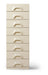 HKliving Ladekast Chest Met 8 lades - Crème