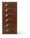 HKliving Ladekast Chest Met 6 lades - Chocoladebruin