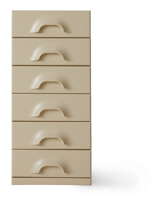 HKliving Ladekast Chest Met 6 lades - Crème