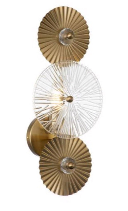 Richmond Wandlamp Aidan 45cm - Brushed Gold