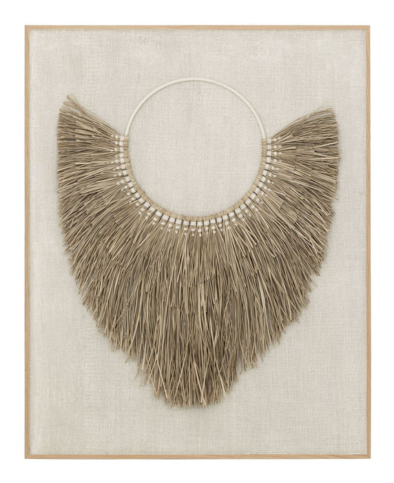 MUST Living Wandpaneel Salvador Jute, 127 x 101cm - Naturel