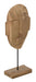 MUST Living Ornament Lips Mask Teakhout, 45cm - Naturel