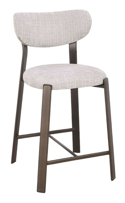 MUST Living Barstoel Bowie Monza stof - Naturel (zithoogte 65cm)