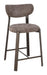 MUST Living Barstoel Bowie Monza stof - Taupe (zithoogte 65cm)