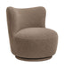 MUST Living Draaifauteuil Dean Bouclé - Charm Beige