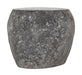 MUST Living Organische Salontafel Rock Cement, Ø30cm - Zwart - Rond