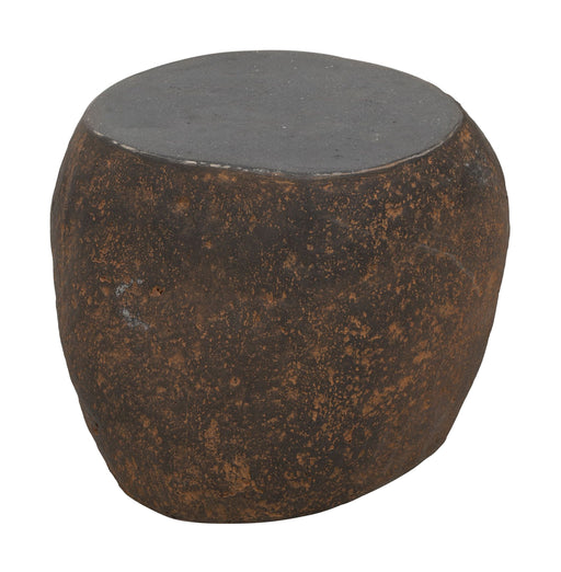MUST Living Organische Salontafel Rock Cement, Ø30cm - Roest
