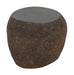 MUST Living Organische Salontafel Rock Cement, Ø30cm - Roest