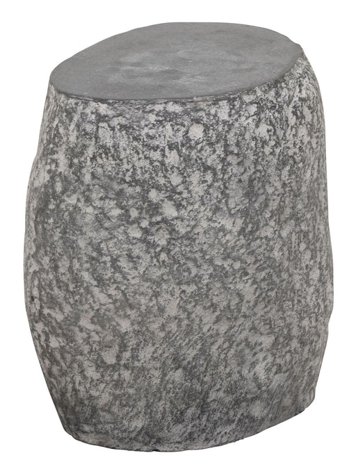 MUST Living Organische Salontafel Rock Cement, Ø36cm - Zwart - Rond