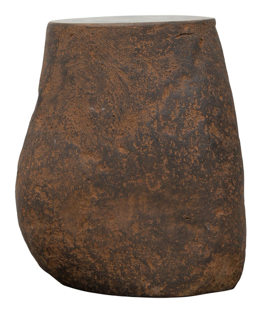 MUST Living Organische Salontafel Rock Cement, Ø45cm - Roest