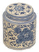MUST Living Voorraadpot Delft Blue Terracotta, 20cm - Beige,Blauw