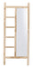 MUST Living Spiegel Benidorm Met ladder, Teakhout, 180 x 75cm - NATUREL - Passpiegel
