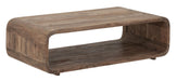 MUST Living Salontafel Corso Teakhout, 120 x 60cm - Bruin - Ovaal