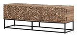 MUST Living TV-meubel Sticks Teakhout, 145cm - Bruin