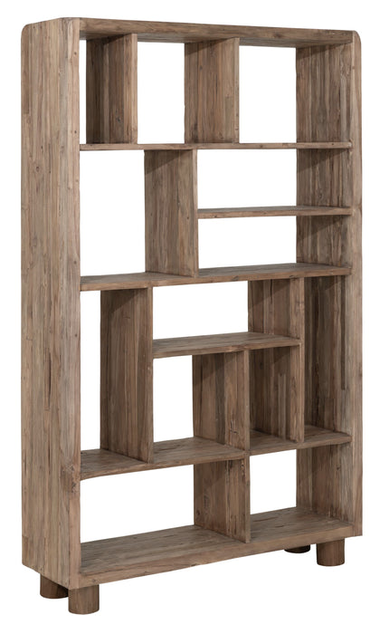 MUST Living Boekenkast Don Teakhout, 195 x 120cm - Bruin