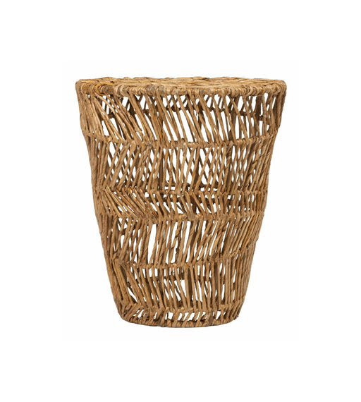 MUST Living Bijzettafel Santa Agnes Abaca, 36cm - Naturel - Rond
