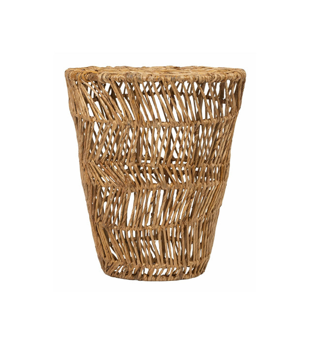 MUST Living Bijzettafel Santa Agnes Abaca, 36cm - Naturel - Rond