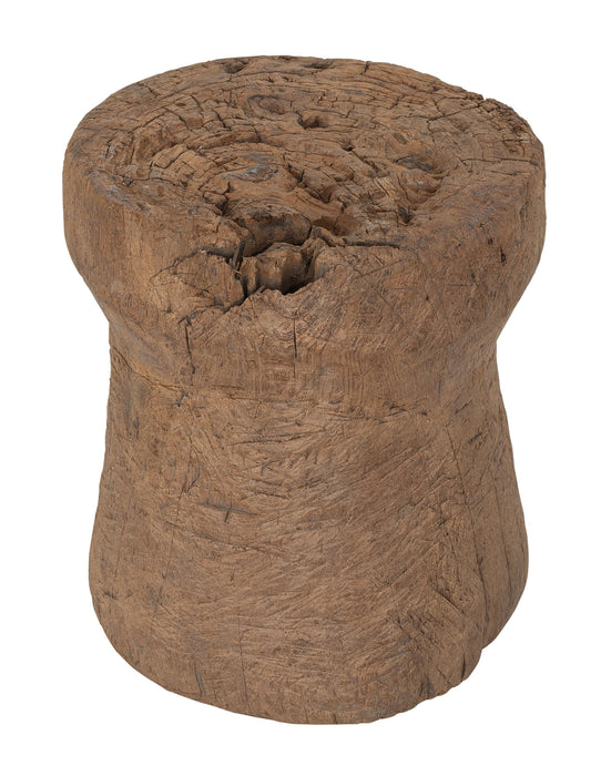 MUST Living Bijzettafel Toba Teakhout, Ø30cm - Bruin