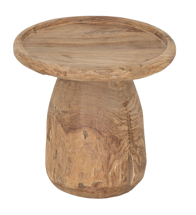 MUST Living Bijzettafel Tambora Teakhout, Ø50cm - Bruin - Rond