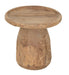 MUST Living Bijzettafel Tambora Teakhout, Ø50cm - Bruin - Rond